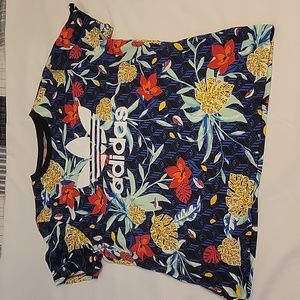 Floral Adidas Shirt